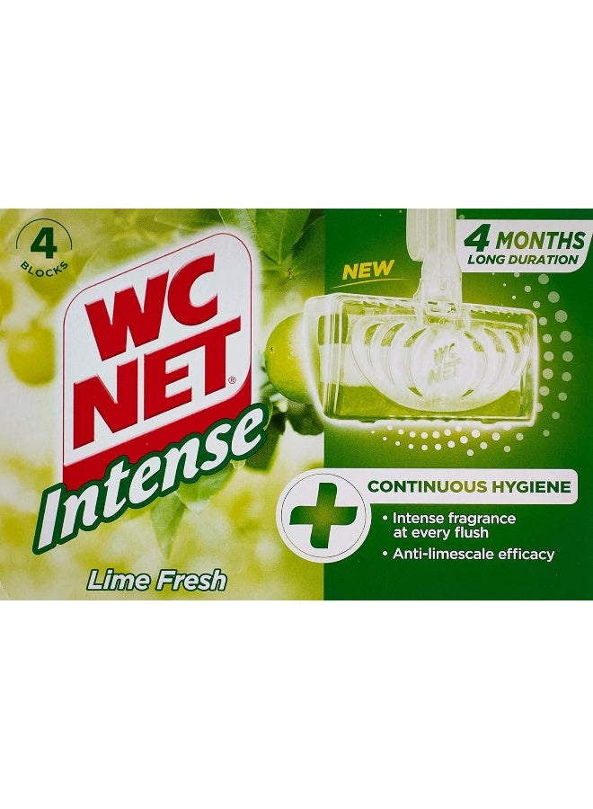 WC NET Intense Solid Rim Blocks Lime Fresh 4PCS 1+1 FREE - Image 2